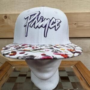 Minnesota Twins Prince Hat Cap White Purple Rain Snap Back Baseball